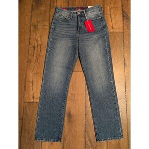 Lucky Brand Zoe High Rise Straight Jeans Women's 10/30 Long Medium Wash NWT